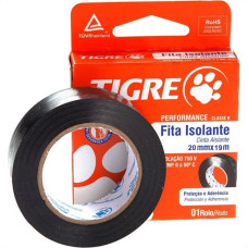 Kit C/2 - Fita Isolante Tigre 20M X 19Mm 