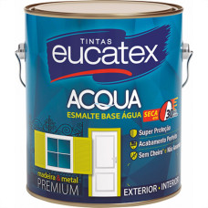 Eucatex Tinta Esmalte  Brilho Base Agua.3,6 Branco