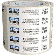 Tek Fita Crepe  Bond 18Mm X 50Mt - Kit C/5 Rl