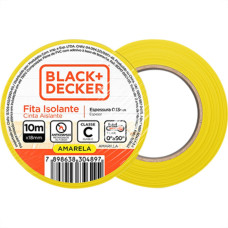 Black Fita Isolante B&D Amar 10Mt - Kit C/10 Rl