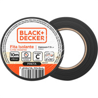 Black Fita Isolante B&D 10Mts - Kit C/10 Pc