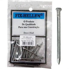 Fix-Hellen Prego F.Hellen Pol.C/Cabeça 08X08 C/ 50G - Kit C/10 Pt