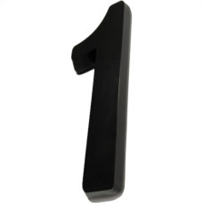 Deplasti Numero  3D Preto 1 13Cm