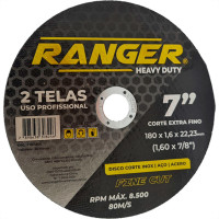 Ranger Disco  Ct.Inox 7 X 1.6 X 7/8 - Kit C/10 Un