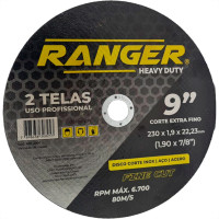 Ranger Disco  Ct.Inox 9 X 1.9 X 7/8 - Kit C/5 Un