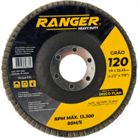 Ranger Disco Flap  4.1/2 X 120 - Kit C/10 Un