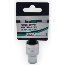 Mundo Das Ferramentas Soquete Stels Estriado Crv 1/2X11 Mm