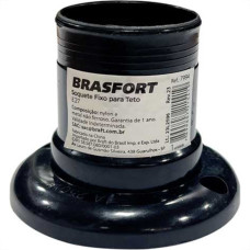 Brasfort Soquete P/Teto  E27 Pto - Kit C/20 Un