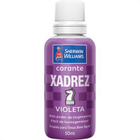 Globo Corante Xadrez Violeta    50 Ml - Kit C/12 Pc