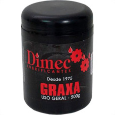 Dimec Graxa Marrom  Uso Geral 500Gr - Kit C/6 Pc