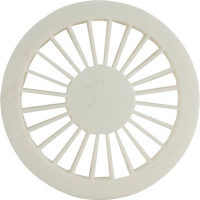 Luconi Grelha Plast.Redonda Bco 100  - Kit C/10 Pc