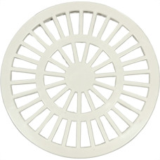 Luconi Grelha Plast.Redonda Bco 150 - Kit C/10 Pc