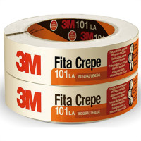 3M Fita Crepe  101La Uso Ger.48X50M - Kit C/2 Rl