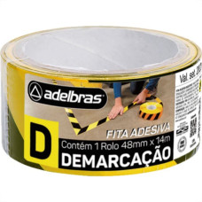 Adelbras Fita Demarcao Solo Adel.48Mmx14Mt-Zeb