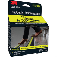 3M Fita Antiderrapante  Int.5Mt - Pto/Neon