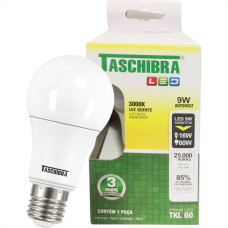 Taschibra Lamp Led Bulbo  09W 3,0K