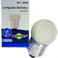 Brasfort Lamp Bolinha  7W 127V Leit - Kit C/25 Pc