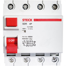 Steck Interr.De Fuga Dr  4P 63A 30Ma