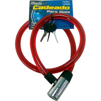 Western Cadeado P/Moto C/Aco 14Mm-1Mt-Cd30