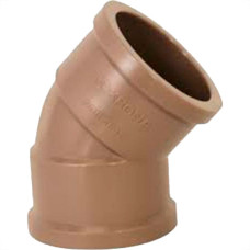 Krona Cotovelo Soldavel Pvc Liso Liso  20Mm X 45 - Kit C/50 Pc