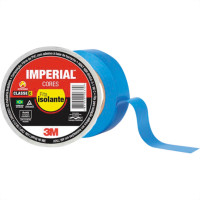 3M Fita Isolante  Imperial Azul 10Mt - Kit C/10 Rl