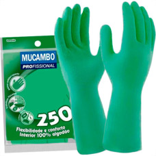 Mucambo Luva  Forrada Verde Xg - Kit C/10 Pr