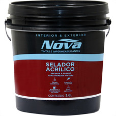 Nova Selador Acrilico  Branco 3,6Lt