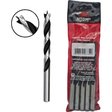 Hansa Tecnica Broca Aco Carbono 3 Ponta Htom 08Mm - Kit C/5 Pc