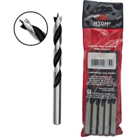 Hansa Tecnica Broca Aco Carbono 3 Ponta Htom 10Mm - Kit C/5 Pc