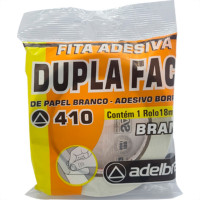 Adelbras Fita Dupla Face Pap.Bco  18X30M - Kit C/4 Rl