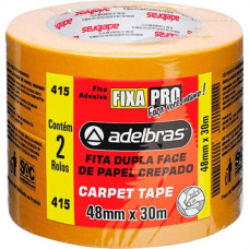 Adelbras Fita Dupla Face Carp.Lja  48X30M - Kit C/2 Rl