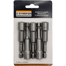 Starfer Soquete Canhao Magn. 10Mm - Kit C/5 Pc