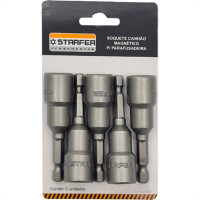 Starfer Soquete Canhao Magn. 13Mm - Kit C/5 Pc