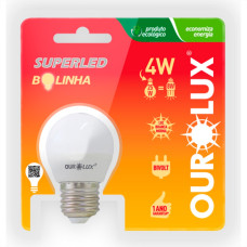 Ourolux Lamp Led Bolinha  4W 2,7K