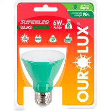 Ourolux Lamp Led Par-20  06W Verde