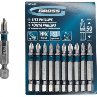 Mundo Das Ferramentas Bits Phillips Gross S2(Ph1)X 50Mm C/10