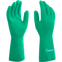 Imbat Luva Latex  Forrada Verde 07 - Kit C/12 Pr