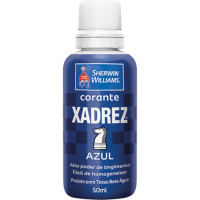 Globo Corante Xadrez Azul     50 Ml - Kit C/12 Pc