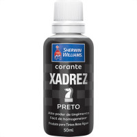 Globo Corante Xadrez Preto     50 Ml - Kit C/12 Pc