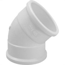 Amanco Cotovelo Esgoto 40 X 45 - Kit C/25 Pc