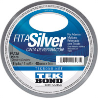 Tek Fita Adesiva Silver  48Mmx 5M-Prata