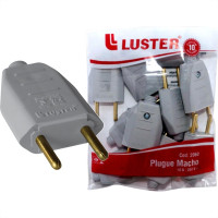 Pino Macho Luster 2 Polos 10A. Cinza 2060 - Kit C/10 Pecas