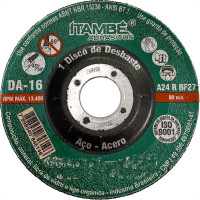 Disco Desbaste Itambe - 7''X3/16''X7/8'' Da-16 - 7063