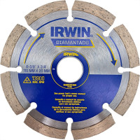 Disco Diamantado Irwin Segmentado Premium 110Mm X 20Mm - 2145