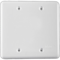 Placa Conjunto Ilumi Stylus Branco 4X4 - Cega - 244A