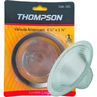 Ralinho Aco Inox Thompson Valvula Americana 4.1/2'' - Kit C/12 Pecas