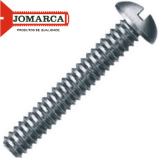 Parafuso Rosca Maquina Redonda Fenda Jomarca 3/16 X 2.1/2''