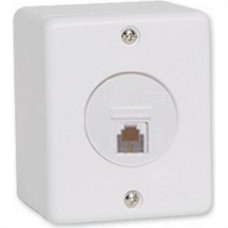 Sistema Ilumi 1 Tomada Modulo Rj-45 Placa + Caixa Branco - 6364