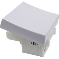 Modulo Ilumi Slim Com Led 1 Simples Largo Branco 81352