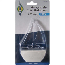 Luz Noturna Brasfort Barco Led Azul 220V. - 8653